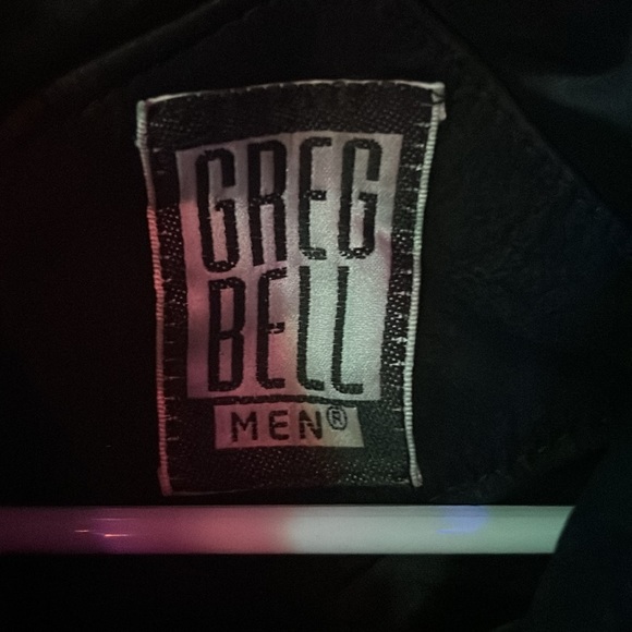 Black Greg Bell Men’s Jacket - Picture 2 of 3